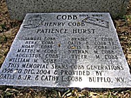 Cobb family monument