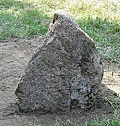 upright fieldstone